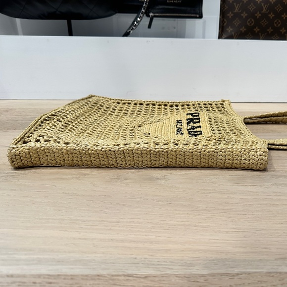 * SOLD* Authentic PRADA Crochet tote bag - Picture 9 of 11